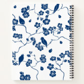 Zeitgenössische Handgeburten und Florals-Notebook Notizblock (Rückseite)