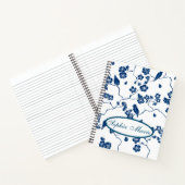 Zeitgenössische Handgeburten und Florals-Notebook Notizblock (Innenseite)