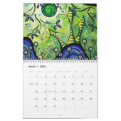 Zeitgenössische Häuser Art Einzigartiger Kalender (Mär 2026)