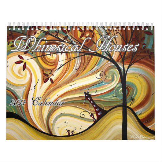 Zeitgenössische Häuser Art Einzigartiger Kalender (Titelbild)