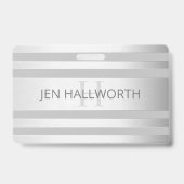 Zeitgenössische Imitate Silver Ombre Streifen & Gr Ausweis (Rückseite)