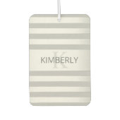 Zeitgenössische Imitate Silver Ombre Streifen & Gr Autolufterfrischer (Vorderseite)