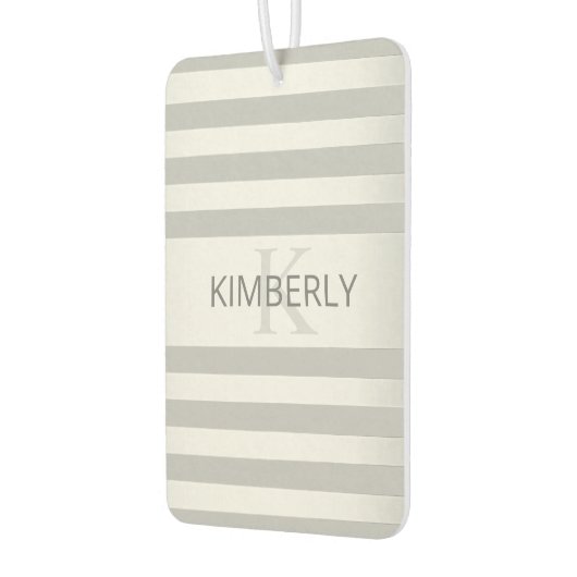 Zeitgenössische Imitate Silver Ombre Streifen & Gr Autolufterfrischer (Links)