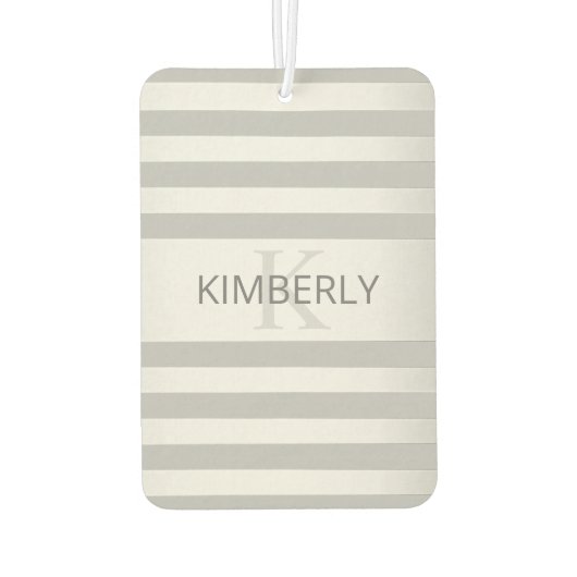 Zeitgenössische Imitate Silver Ombre Streifen & Gr Autolufterfrischer (Rückseite)