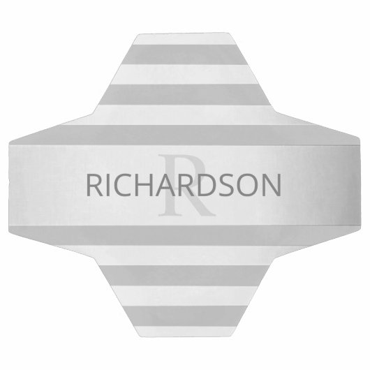 Zeitgenössische Imitate Silver Ombre Streifen & Gr Fußball (Flach)