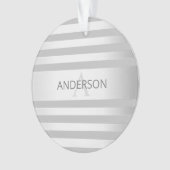 Zeitgenössische Imitate Silver Ombre Streifen & Gr Ornament (Vorderseite)