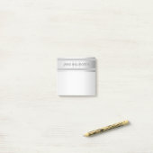 Zeitgenössische Imitate Silver Ombre Streifen & Gr Post-it Klebezettel (Auf Schreibtisch)