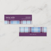 Zeitgenössische karierte Mama-nennende Karte (Vorne/Hinten)