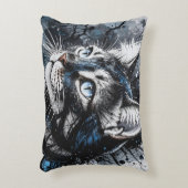 Zeitgenössische Katze Dekokissen (Vorderseite(Vertikal))