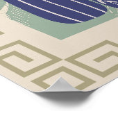 Zeitgenössische Keramik, Pelikan, Insekten Poster (Ecke)