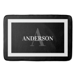 Zeitgenössische koloniale Grenzmatte Badematte