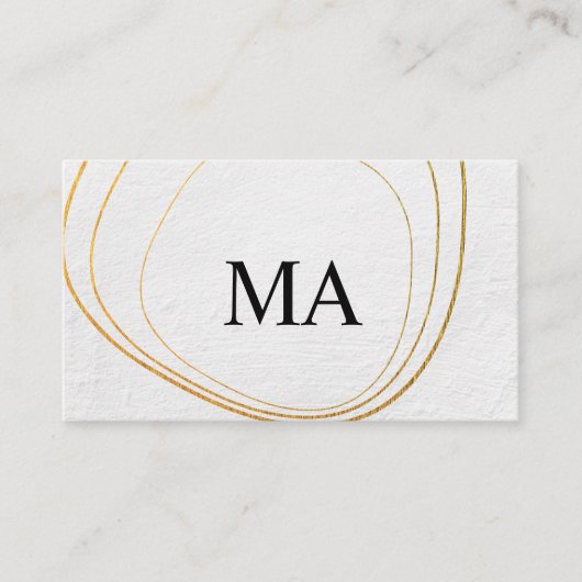 Zeitgenössische Kreismuster Schwarz-weiße Textur Visitenkarte (Vorderseite)