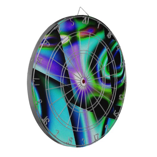 Zeitgenössische Kunst Dartscheibe (Vorderseite Links)