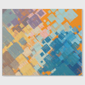Zeitgenössische Kunst. Farbenfrohe Textur. Moderne Geschenkpapier (Flach)