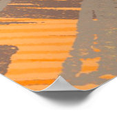 Zeitgenössische Kunst. Farbenfrohe Textur. Moderne Poster (Ecke)