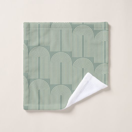 Zeitgenössische Kunst in Zeitgenössischer Kunst Badhandtuch Set (Waschlappen)