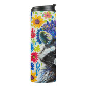 Zeitgenössische Kunst, Raccon Thermosbecher (Nach links gedreht)