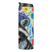 Zeitgenössische Kunst, Raccon Thermosbecher (Nach rechts gedreht)