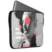 Zeitgenössische Kunstkollektion mit antikem Statue Laptopschutzhülle (Vorne Rechts)