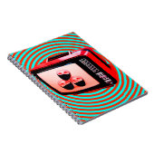 Zeitgenössische Kunstsammlung. TV news Corona viru Notizblock (Rechte Seite)