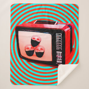 Zeitgenössische Kunstsammlung. TV news Corona viru Sherpadecke