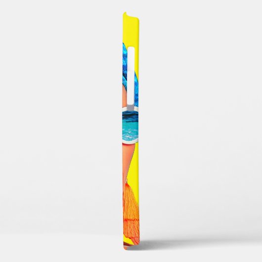 Zeitgenössische Kunstsammlung. Urlaubsmode Mädchen Case-Mate iPhone Hülle (Rückseite / Links)