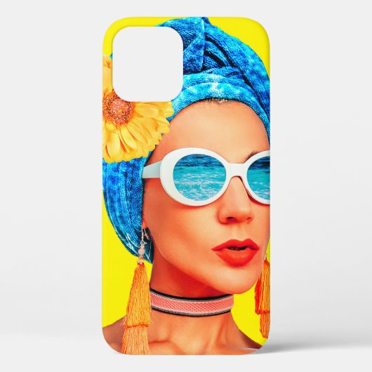 Zeitgenössische Kunstsammlung. Urlaubsmode Mädchen Case-Mate iPhone Hülle (Rückseite)