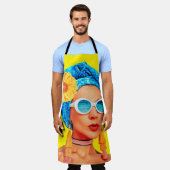 Zeitgenössische Kunstsammlung. Urlaubsmode Mädchen Schürze (Getragen)