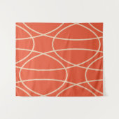 Zeitgenössische Kurven Abstraktes Design Wandteppich (Vorderseite (Horizontal))