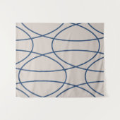 Zeitgenössische Kurven Abstraktes Design Wandteppich (Vorderseite (Horizontal))