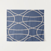 Zeitgenössische Kurven Abstraktes Design Wandteppich (Vorderseite (Horizontal))