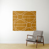 Zeitgenössische Kurven Abstraktes Design Wandteppich (Beispiel (Horizontal))