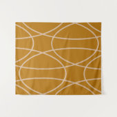 Zeitgenössische Kurven Abstraktes Design Wandteppich (Vorderseite (Horizontal))