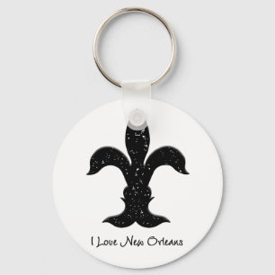 Zeitgenössische Lilie Liebe I New Orleans (b) Schlüsselanhänger