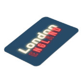 Zeitgenössische London Neon Lights Typografie Magnet (Linke Seite)