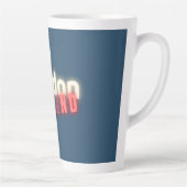 Zeitgenössische London Neon Lights Typografie Milchtasse (Rechts)