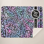 Zeitgenössische Meerjungblätter Sherpadecke (Vorderseite (Horizontal))