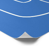 Zeitgenössische Minimalistische Linien Kunst Zeich Poster (Ecke)