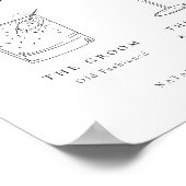 Zeitgenössische Minimalistische Signaturgetränke Poster (Ecke)