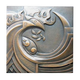 zeitgenössische moderne abstrakte Stammes- Fliese