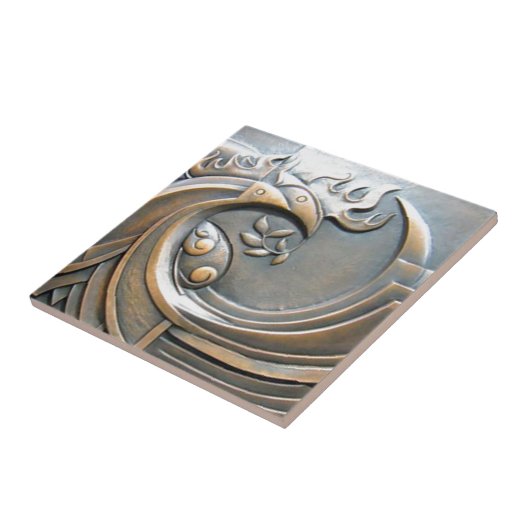 zeitgenössische moderne abstrakte Stammes- Fliese (Seite)