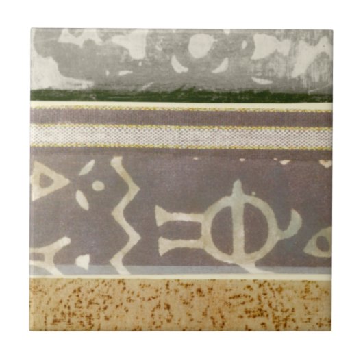 Zeitgenössische Mustermalerei Fliese (Vorderseite)