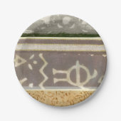 Zeitgenössische Mustermalerei Pappteller (Vorderseite)