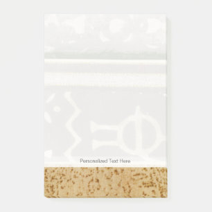 Zeitgenössische Mustermalerei Post-it Klebezettel