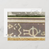 Zeitgenössische Mustermalerei Postkarte (Vorne/Hinten)