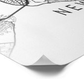 Zeitgenössische New York City Street Map uneingera Poster (Ecke)