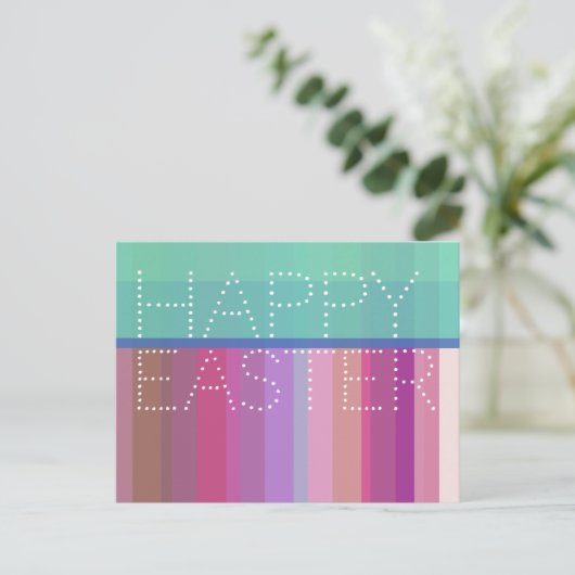 Zeitgenössische Osterkarte Feiertagspostkarte (Stehend Vorderseite)