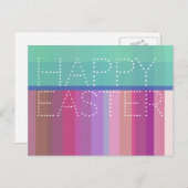 Zeitgenössische Osterkarte Feiertagspostkarte (Vorne/Hinten)