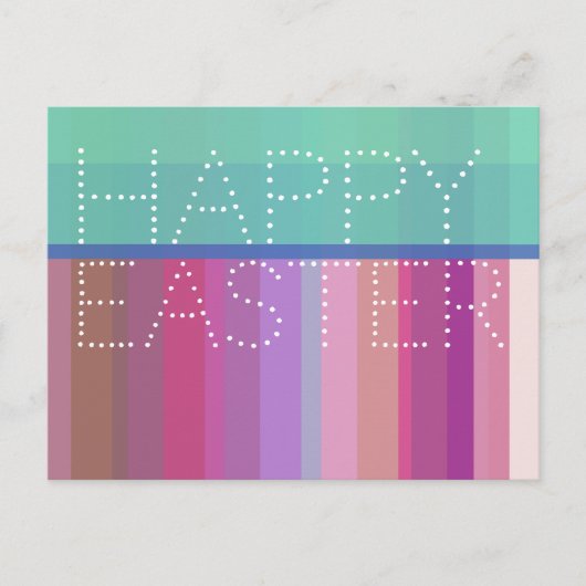 Zeitgenössische Osterkarte Feiertagspostkarte (Vorderseite)