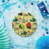 Zeitgenössische Papiertafel aus dem Mittelalter Pappteller (Party)